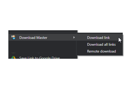 Use the browser context menu